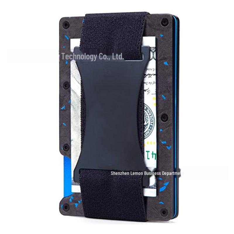 Forged Carbon Fiber RFID Blocking Metal Card Holder