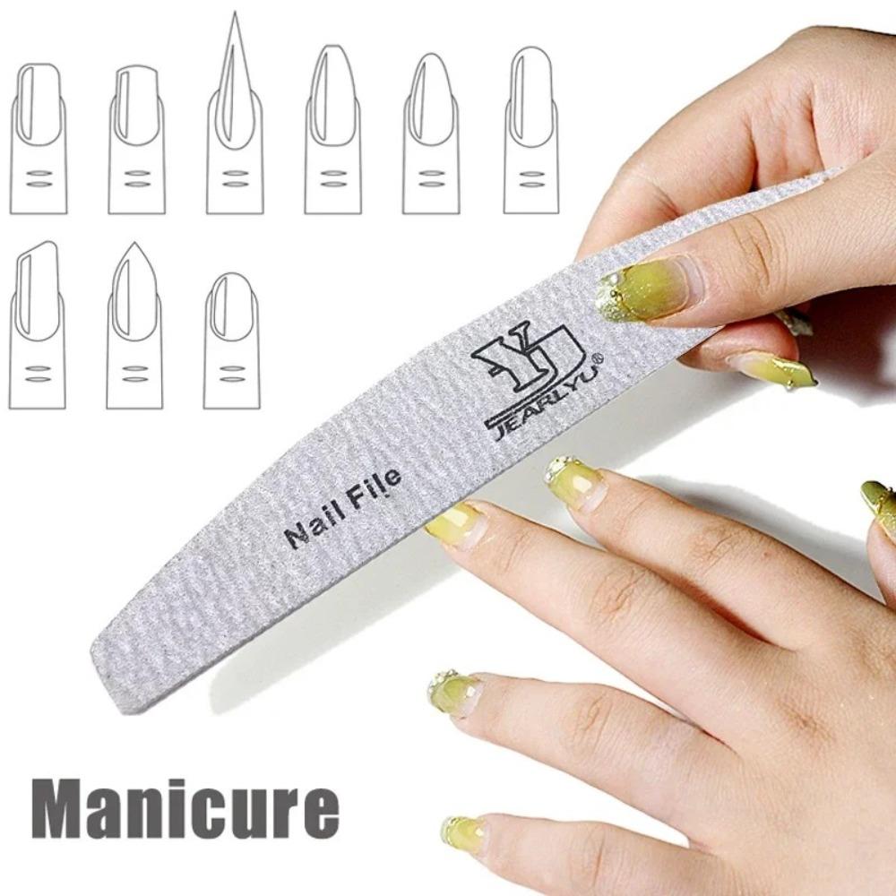 Double Sided Sandpaper Nail File Professional Nail Polish File Durable Manicure Tool  DIY Nails