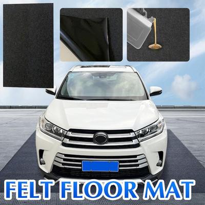 91.5*152.5cm Car Repair Mat Linoleum Floor Mat Waterproof Absorb Oil Collection Garage Mat Workshop Mat Hand Tools Accessories