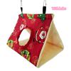Triangle Bird Cage Parrot Plush Nest Pet Parrot Nest Budgie Warm Winter Hammock Cage House Hut Tent Bed Hanging Cave Pet Product
