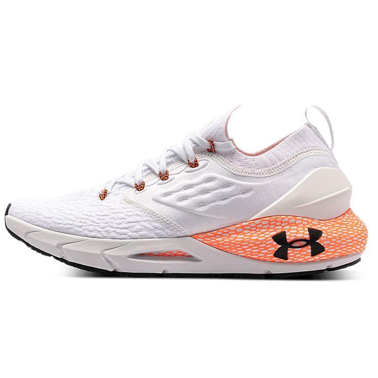 Under Armour HOVR Phantom 2 CN Professional Low Top Running Shoes Men sneaker White Orange 3025194-100