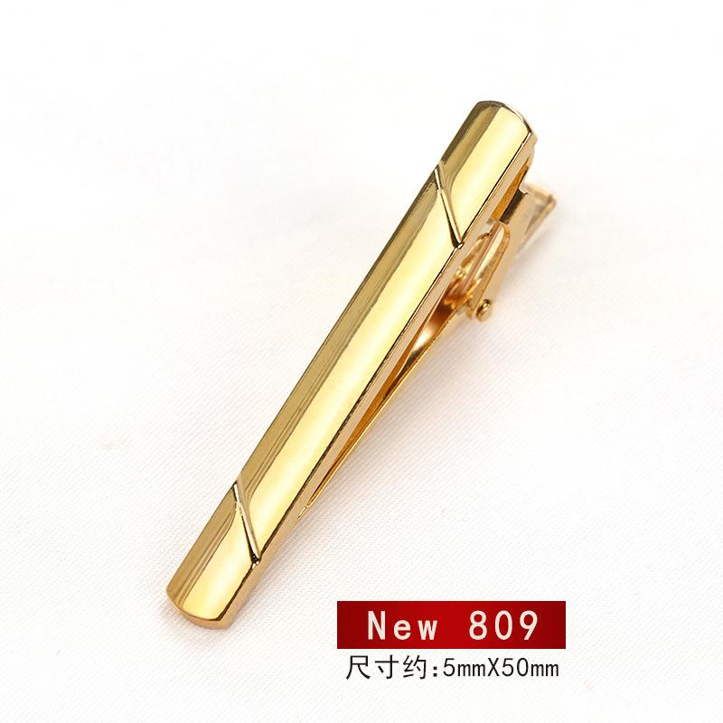Business Versatile Men'S Dress Gold Tie Clip Marriage Men'S And Women'S Pin Korean Version Security Laveclip Fashion Laveclip