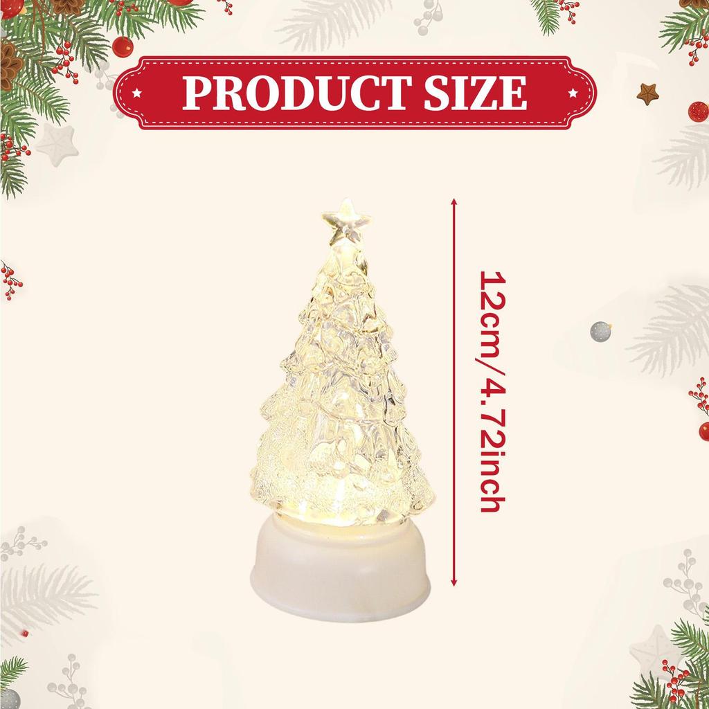 Beleuchtete Weihnachtsbaum-Statue Tischlampe Kollektion Heimdeko Tischaufsatz