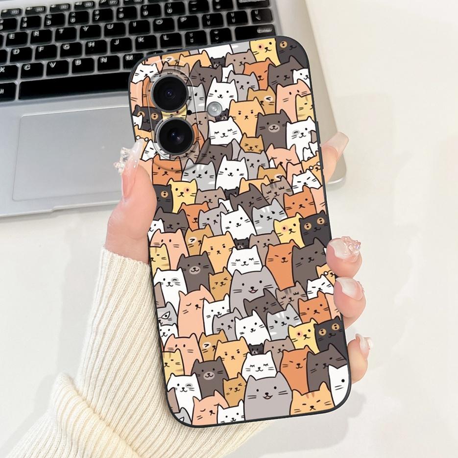 For Apple iPhone 17 Pro Max Case 2025 New Fashion Cartoon Cover Soft Silicone Phone Case For iPhone 17 Air iPhone17 Pro Max Bags