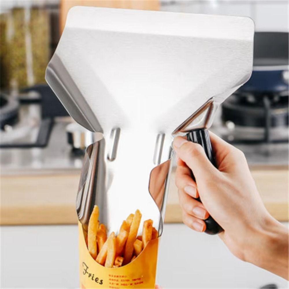 Professional French Fries Shovel Stainless Steel Baking Tool Shovel Kitchen Gadget