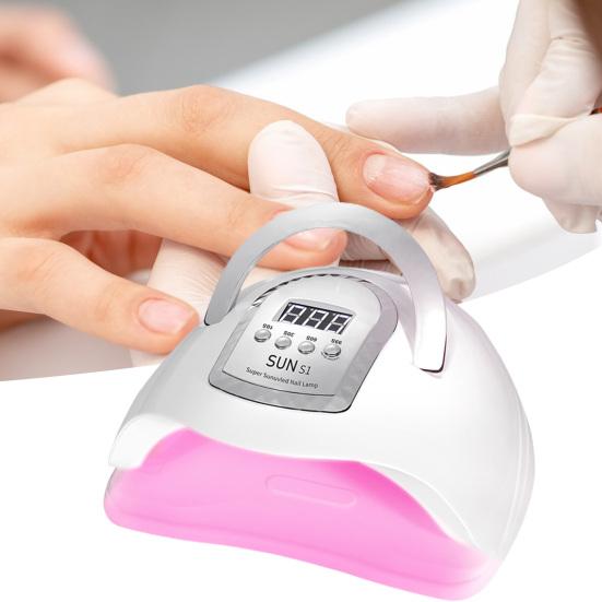 

Yousheng 1 комплект лампы для дизайна ногтей, 10 секунд, быстрая сушка, 4 скорости, мягкий красный свет, светодиодный дисплей, портативная ручка, УФ-лампа для ногтей, поставки для салонов красоты