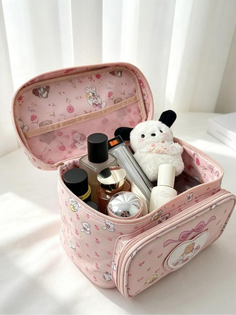 Cartoon Cute Large-Capacity Waterproof Makeup & Toiletry Travel Bag