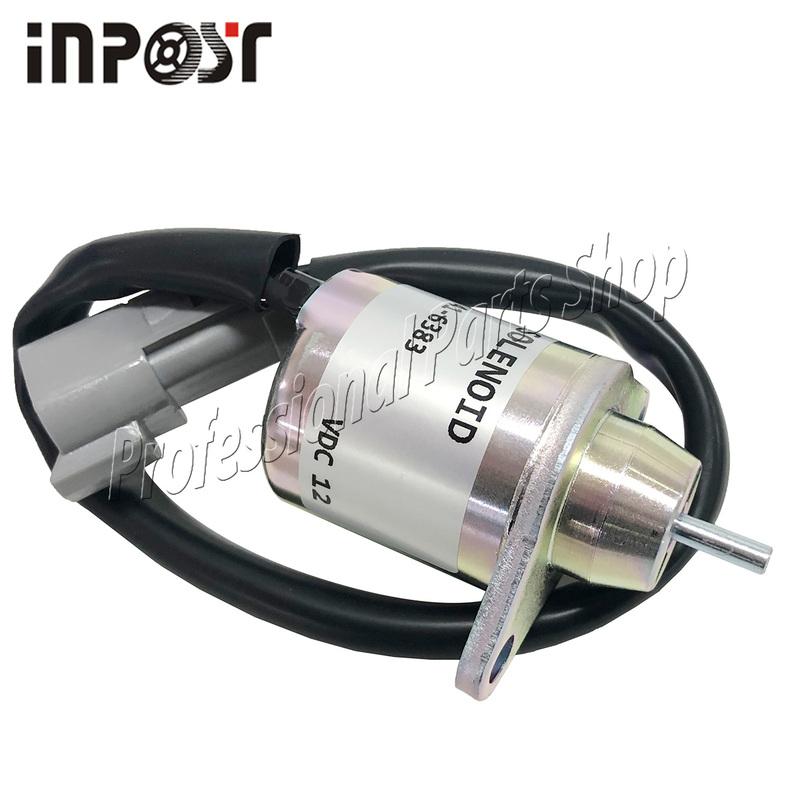41-6383 Stop Shut Off Solenoid TK 41-6383 TK 41-4306 TK416383 For Yanmar Engine Replaces for Thermo King 12V