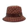 Gucci GG Canvas Bucket Hat 'Brown Burgundy' Men's 576587-4HG53-9873