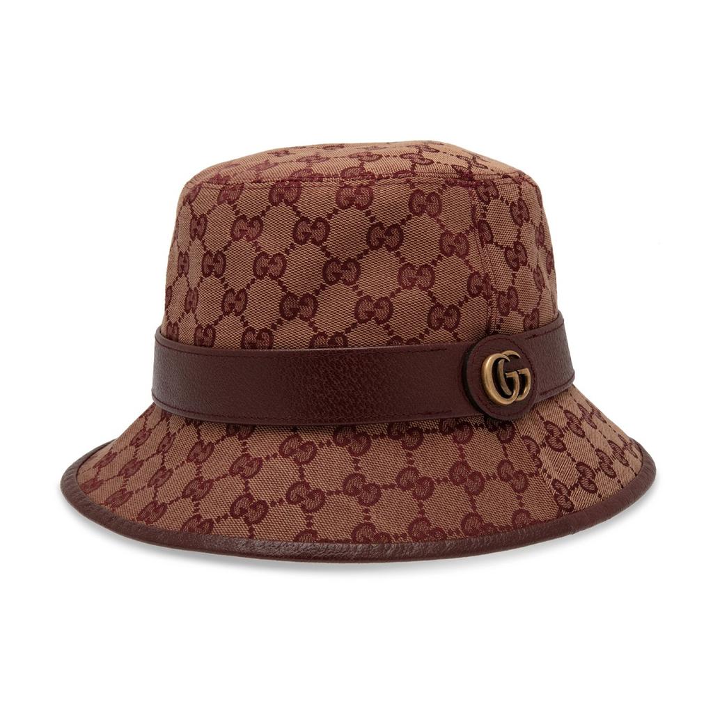 Gucci GG Canvas Bucket Hat 'Brown Burgundy' Men's 576587-4HG53-9873