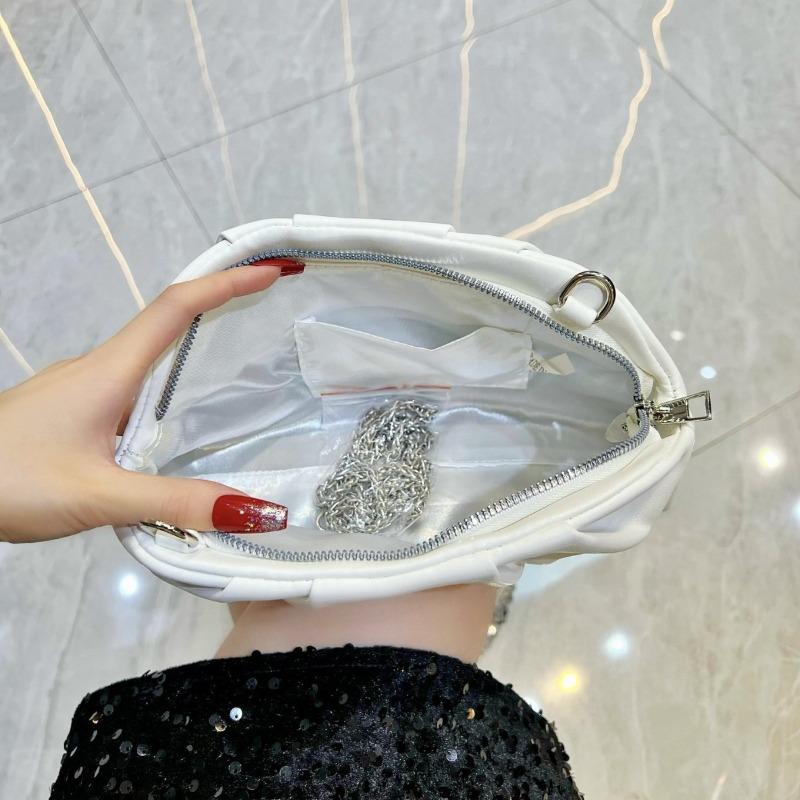 Hand-held Bag, Evening Bag, Fashionable Pleated Bag, High-end Crossbody Bag, Little Bag