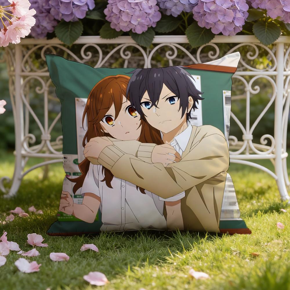 Anime-Cartoon H-Horimiya Kissenbezug Heim & Auto Doppelszenen-Kissenbezug: Wendbar für höchsten Tragekomfort