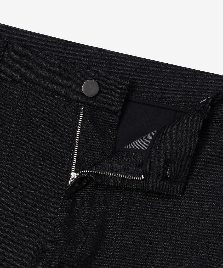 MINDBRIDGE [Couture] Black Denim-Like Fatigue Pants