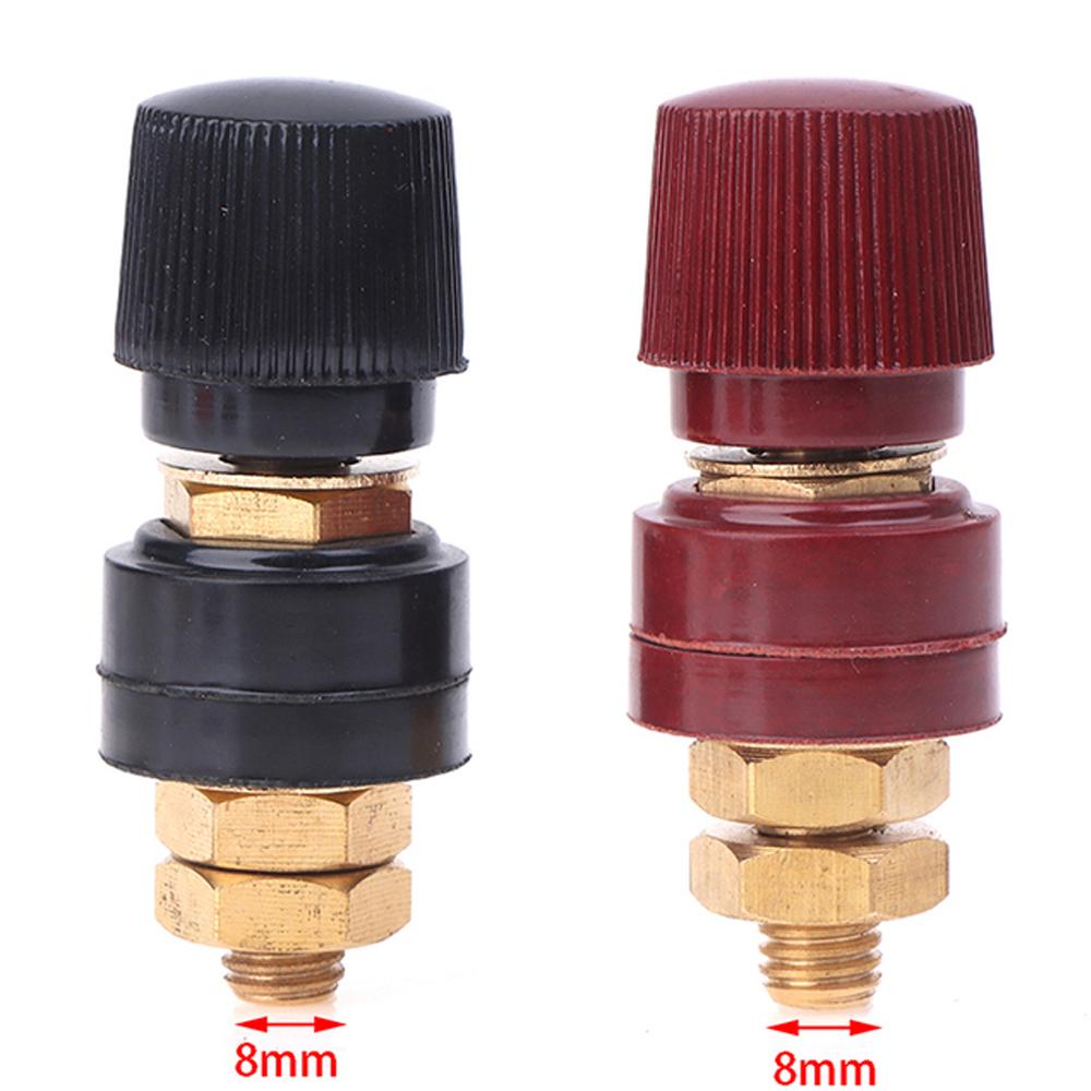 Car 6mm 8mm Brass Stud Premium Remote Battery Power Junction Post Connector Replacement Terminal Kit Car Accessories