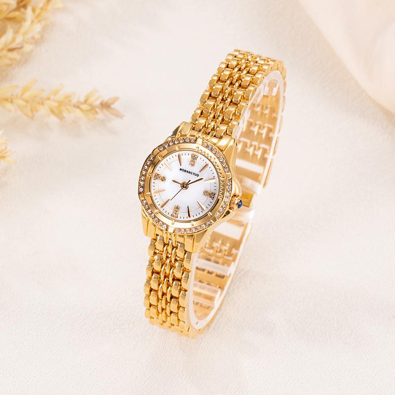 Diamond Bracelet Women'S Small Gold Watch Fritillary Surface High-End Waterproof Xiaohongshu Women'S Watch