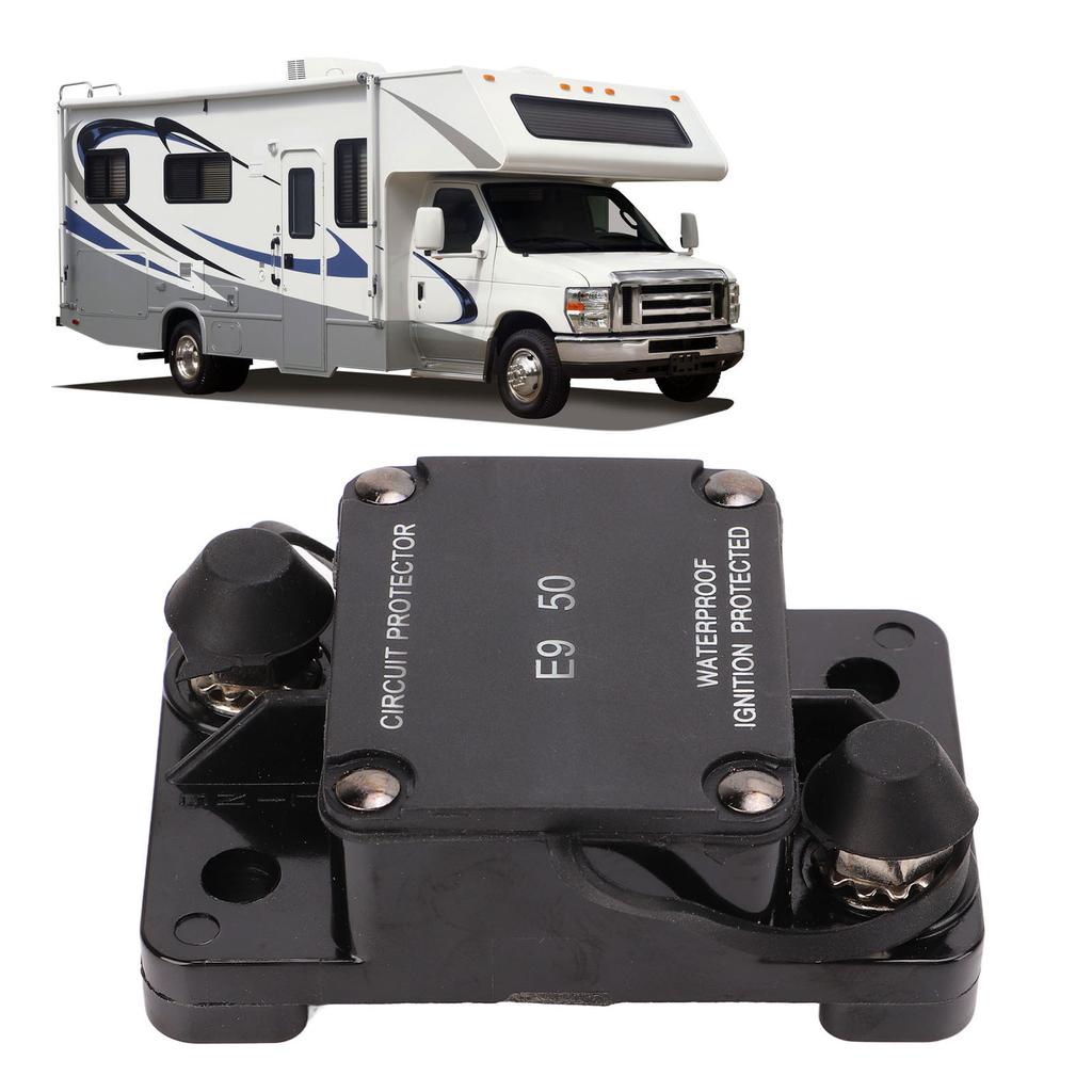 32V 50A Schutzschalter Automatische Rücksetzfunktion 1/4in Bolzen IP67 Wasserdicht Staubdicht für LKW Bus