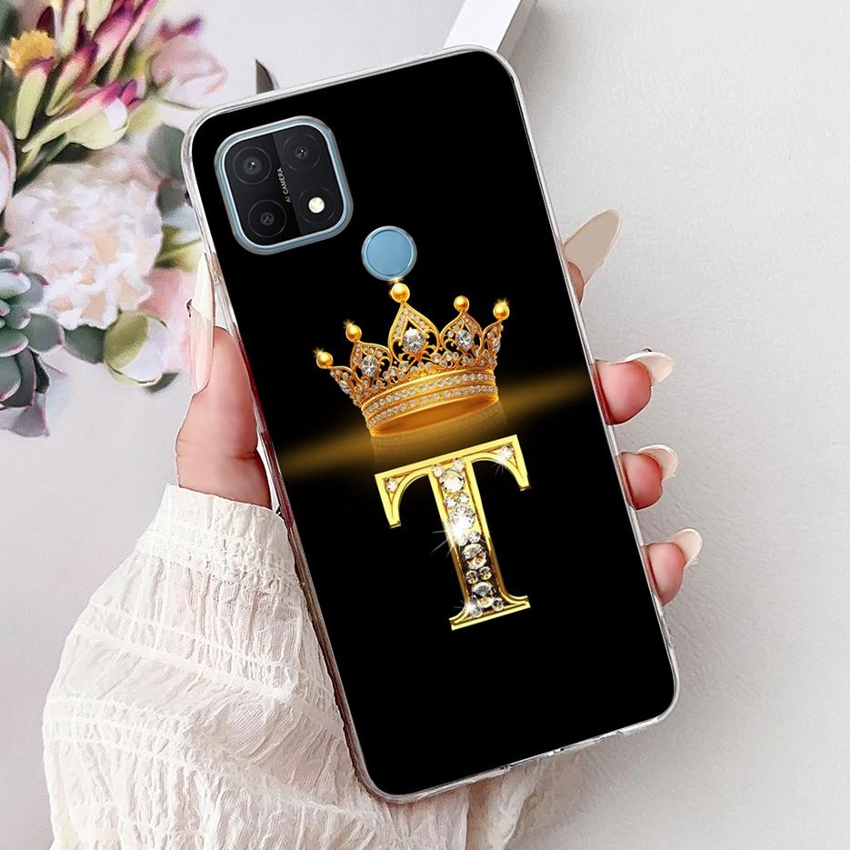 For Oppo A15 Case CPH2185 Stylish Letters Cover Clear Silicone Phone Case For Oppo A15s A 15 OppoA15 OppoA15s Soft Fundas Bumper