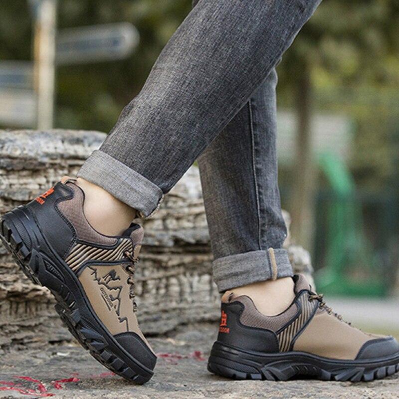 Pánské outdoorové turistické boty Turistická volnočasová sportovní obuv Módní odolné tréninkové běžecké tenisky Chůze pro muže Obuv