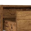 TV Cabinet with LED Lights Rustic Wood Look 75 x 35.5 x 25 cm