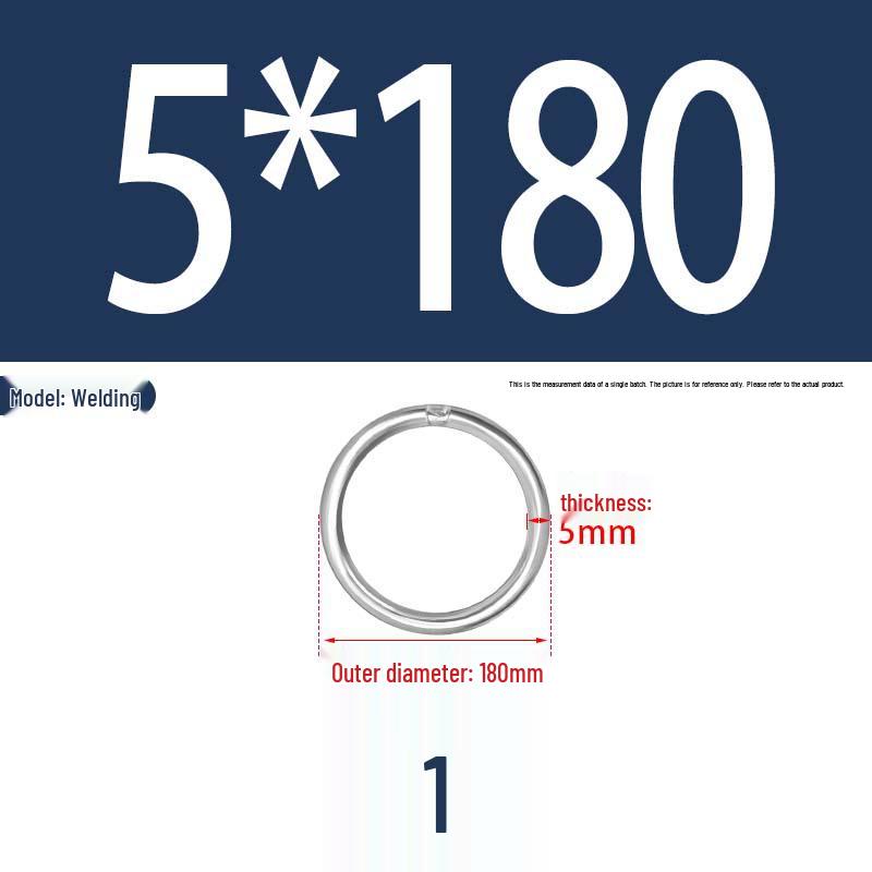 304 Stainless Steel Seamless O-Ring for Lifting and Hammock Yoga Connection