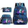School season starry sky primary school student schoolbag smiling animal leisure backpack