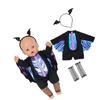 Festival Theme Doll Outfit For 18Inch Girl Doll Christmas Halloween Holiday Costume Clothing Easy Dressing for Kids Play