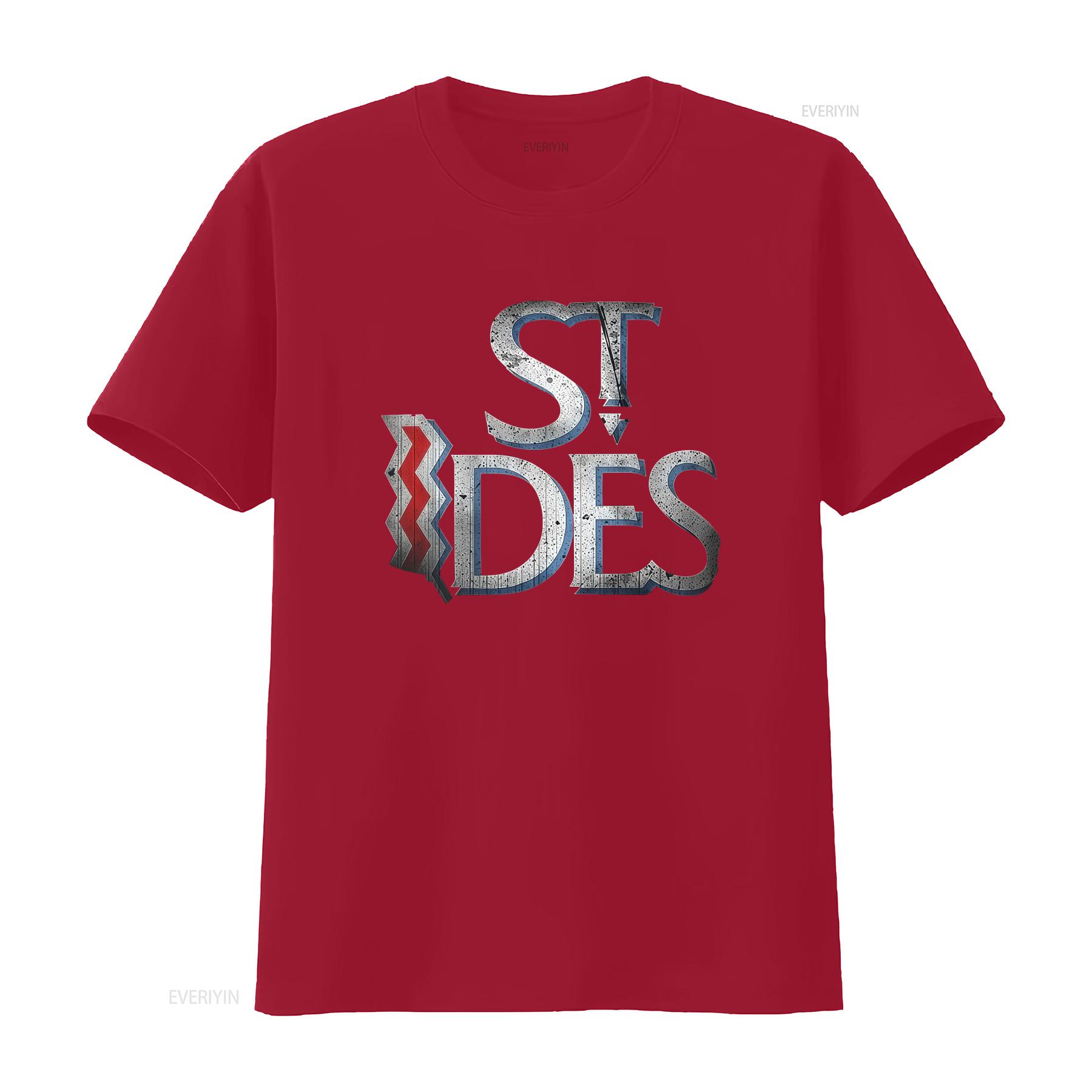 St Ides Malt Liquor T Shirt for Men Stylish Black Design with Bold Typography vintage Washed Top For Everyday Wear graphic S