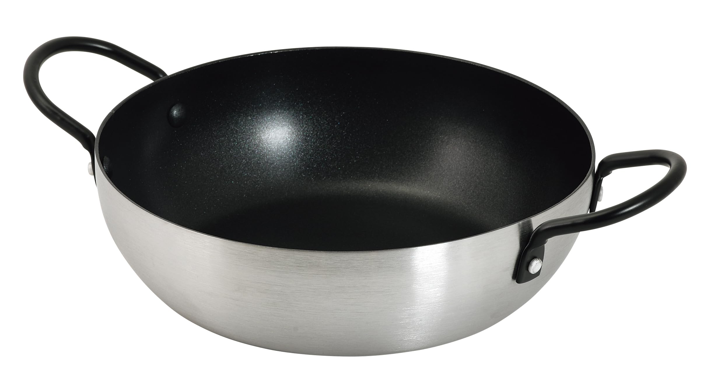 

Pearl Metal steel tabletop pot 22cm hard processing metal spatula OK tabletop premium 2-layer oven-safe HC-391