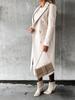 Manteau en laine double boutonnage à manches longues Bestseller Femme Automne/Hiver 2025