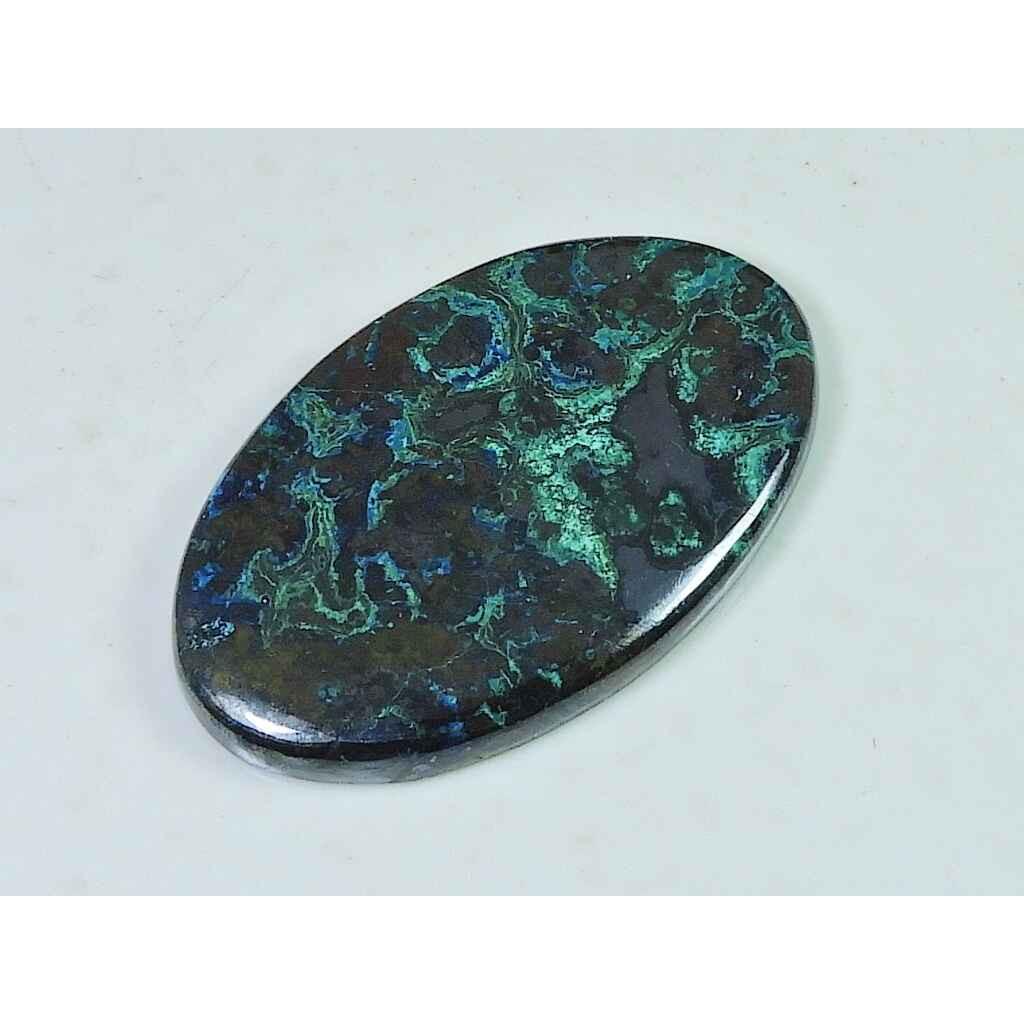 27X43X5MM Natural Shattuckite Oval Cabochon Loose Gemstone for Jewelry 83Cts SK-4491