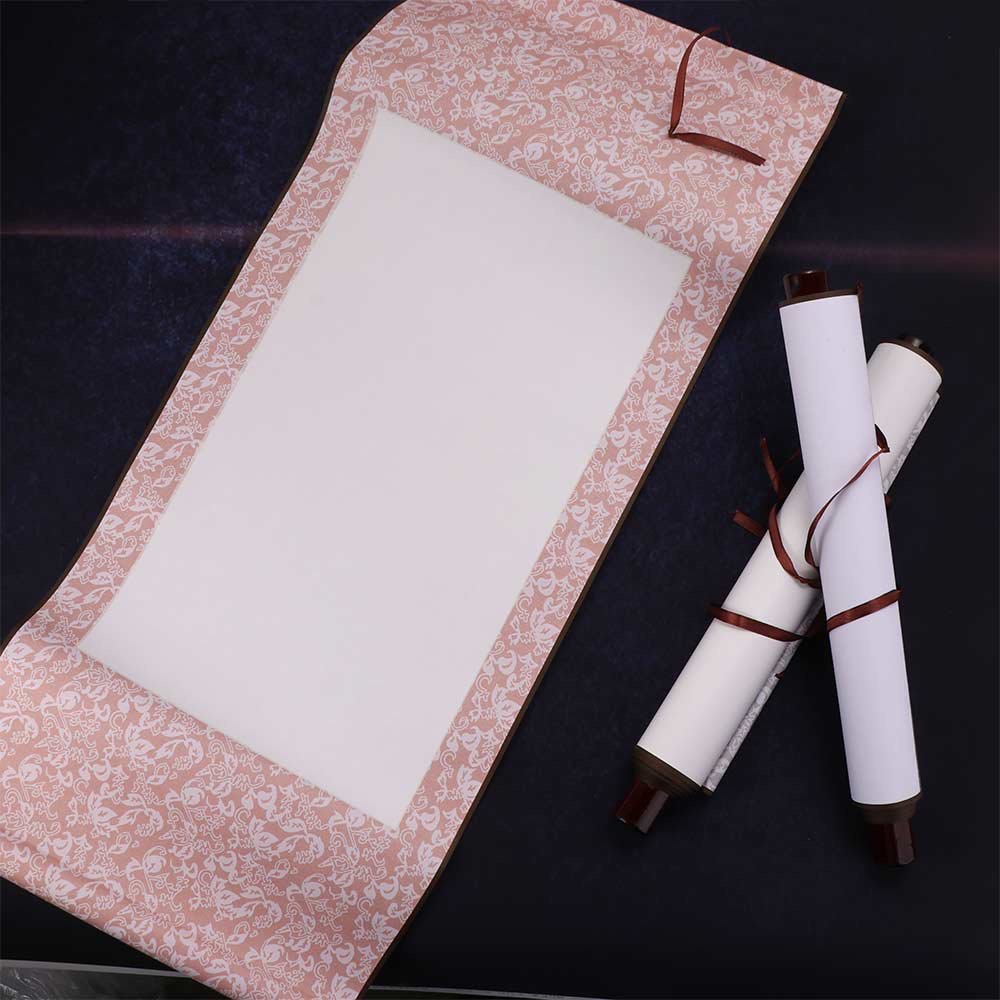 Selbstgemachte Geschenke Malrolle Kalligraphie Montage Leere Hängrolle Zeichenleinwand Rollen