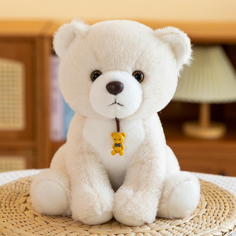 Cute Cute Pet Bear Plush Toy Children's Scarf Penguin Doll Claw Machine Doll Activity Throw Rabbit