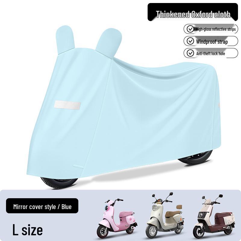 Thickened Sun & Rain Protection Cover for Electric Vehicles and Motorcycles