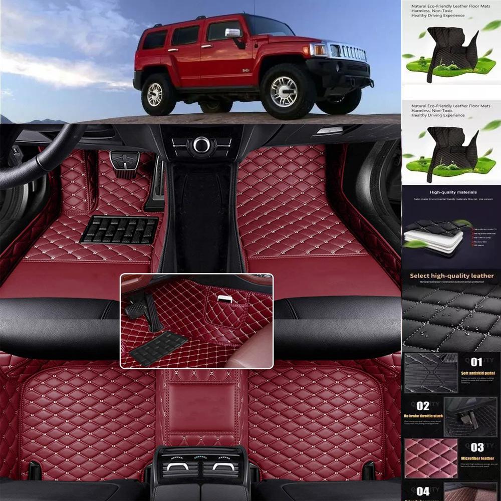 Custom Car Floor Mats For DS7 DS9 DS6 Auto Leather Waterproof Carpets Foot Coche Accessorie Floor Liners