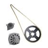 6T Clutch Drum Gear Box 68T Rear Chain Sprocket 25H Chain for 2 Stroke 47cc 49cc Minimoto Pocket
