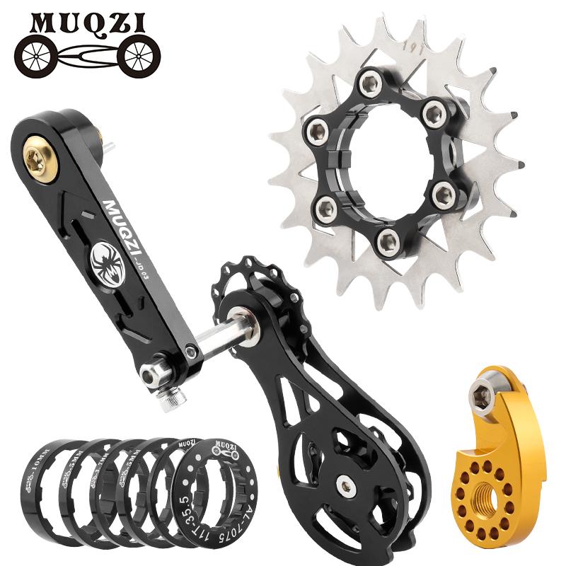 MUQZI Fahrradkassetten-Umrüstsatz 12t-22t Single Speed Kassettenritzel und Kettenspanner für MTB Rennrad