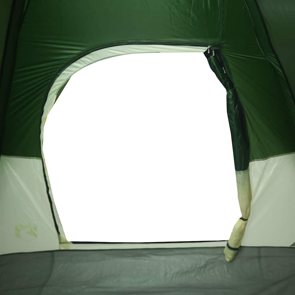 Dome Family Tent for 9 People Green Waterproof