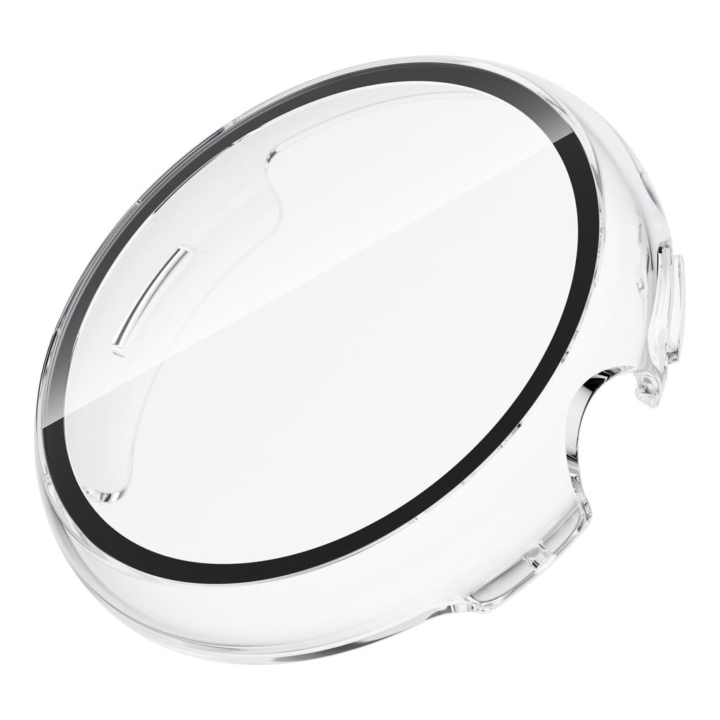 Tempered Glass+Case for Google Pixel Watch 3 45mm Accessorie Screen Protector PC Cover Frame for Google Pixel Watch 3 2 1 41mm