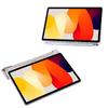 11" Smart Folio PU Leather Acrylic Hard Back Stand Cover for Redmi Pad SE Case with Pencil Holder Foldable Protective Skin Feel