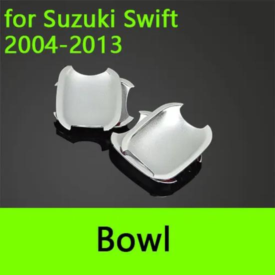 For Suzuki Swift 2004-2013 Accessories Chrome Door Handle Covers 2005 2006 2007 2008 2009 2010 2011 2012 Car Styling Stickers