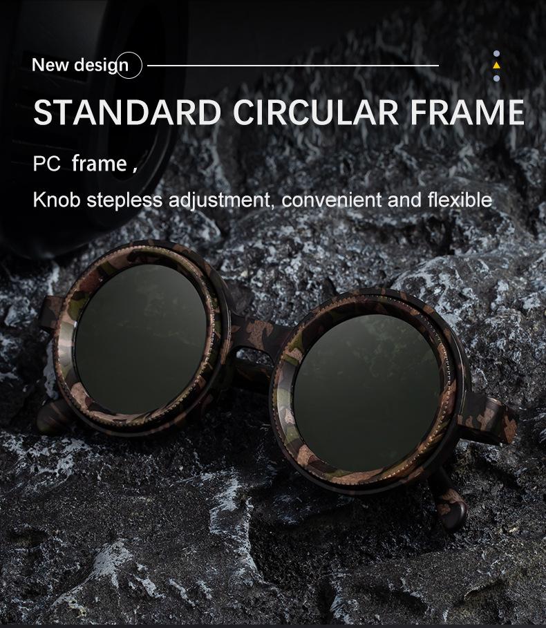 2025 Adjustable Zoom Men's Round Polarized Sunglasses for Driving