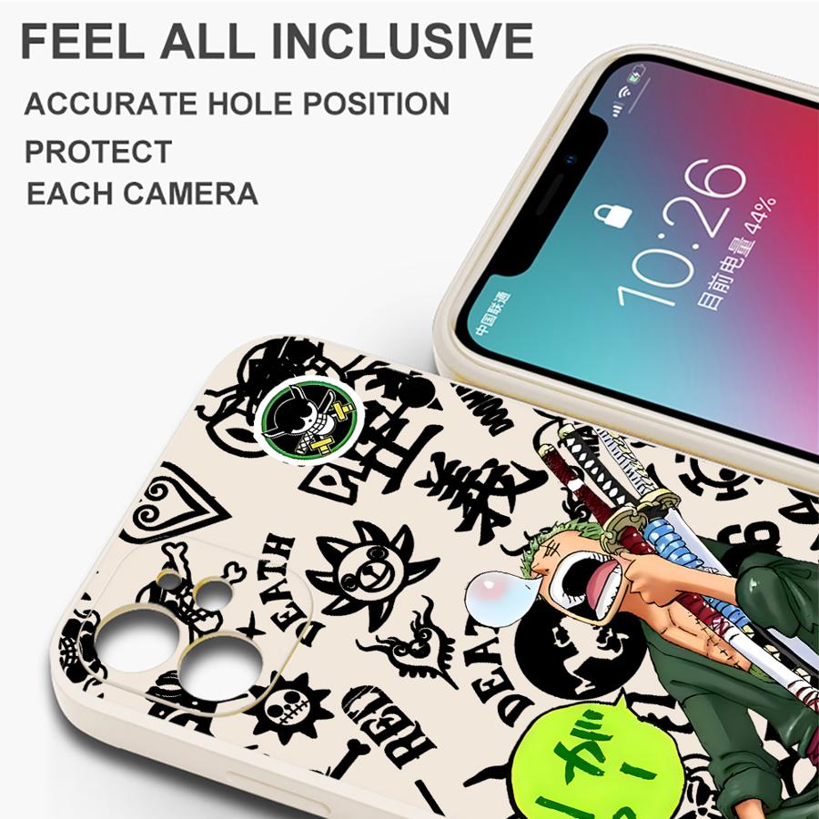 One Pieces Anime Case for Apple iPhone 17 Pro Max 7 8 13 Mini XS XR 12 Plus 15 Air 16 11 Phone Cover