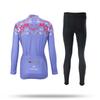 Riding Bicycle Jerseys Cycling Clothing Set Quick Dry Women Long Sleeve Bicycle Clothes Suit