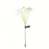 Solar-Powered Butterfly Fiber Optic Light - Waterproof Rechargeable Outdoor Garden Decor for Lawn, Yard, and Landscape