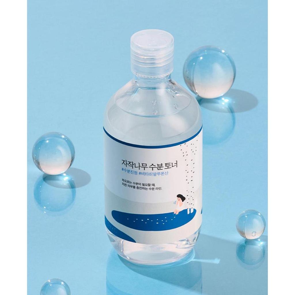 [Hydra-Radiance] ROUND LAB Birch Juice Moisturizing Toner 1+1 Set (300ml + 300ml) – Deep Hydration Facial Toner