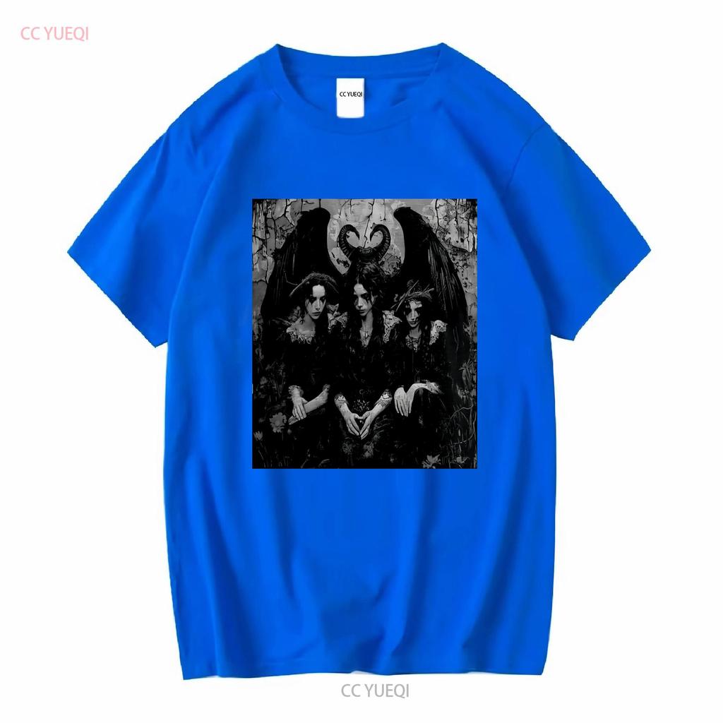 Lilith T Shirt Succubus Demonic Angel Long or Short Sleeves Vintage Washed Comfortable Streetwear Breathable Versatile