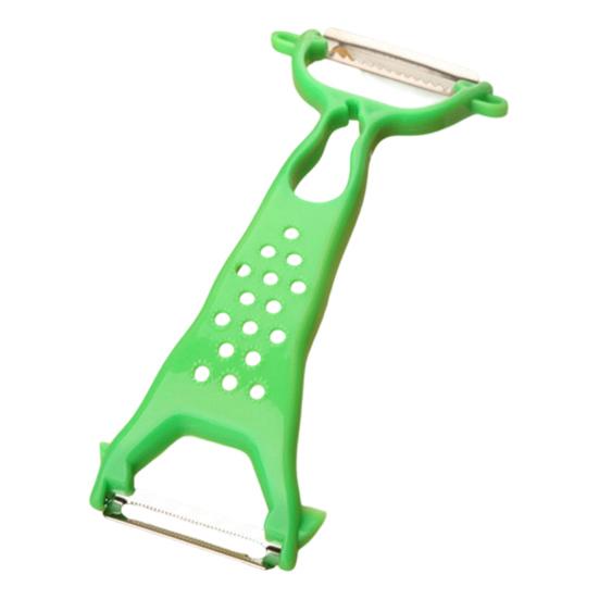 2Pcs Multifunctional Fruit Vegetable Peeler & Grater, Double Side Stainless Steel Blade Peeler and Grater, Sharp Blade Peeler for Kitchen Cucumbers