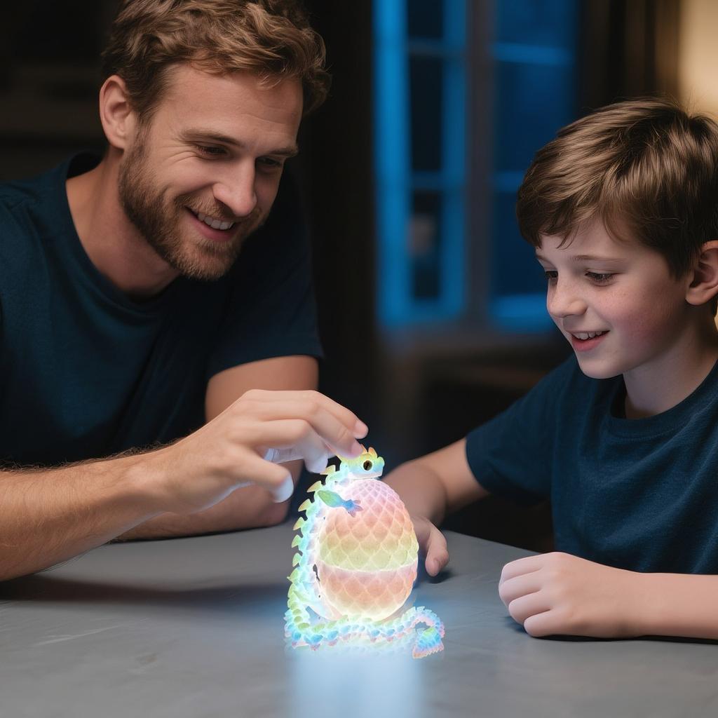 3D Printed Dragon Joint Movable And Detachable Toy Creative Ornament Festival Birthday Gift