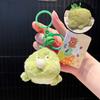 Whimsical Animal Bubbling Plush Keychain Cute Plush Hanging Decor In Colors Various