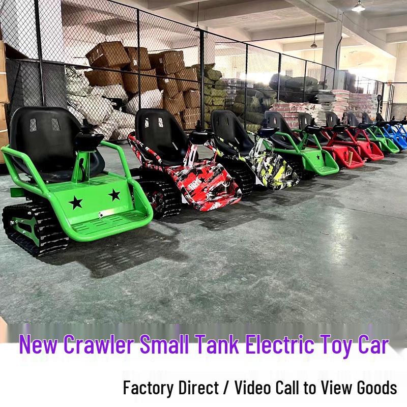 Tracked Mini Tank Electric All-Terrain Toy Car for Kids
